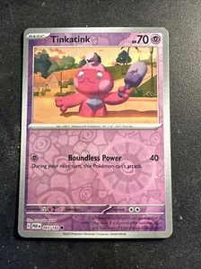 2023 Pokemon Paradox Rift Tinkatink 83 /182 Reverse Holo Holographic Foil - Picture 1 of 2
