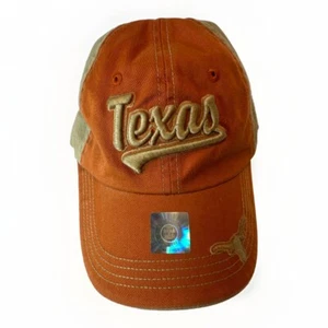 Texas Longhorns Captivating Headgear Hat Cap Tan Orange Adjustable New - Picture 1 of 6
