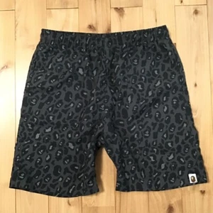 BAPE Leopard camo nylon shorts a bathing ape NIGO Size S - Picture 1 of 8