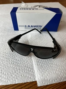 Gafas de seguridad Phoenix II NUEVO EE. UU. COMPP negras 65-VF-MED gris oscuro lentes FFSS-SM - Imagen 1 de 9