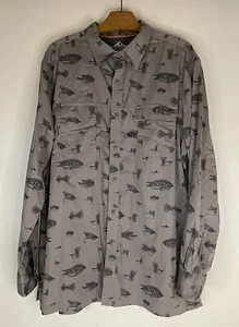 Mens Croft & Barrow Quick Dry Adventure Long Sleeve Vented Fishing Lure Shirt XL - Picture 1 of 7