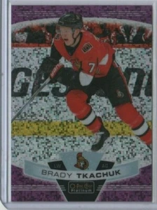 BRADY TKACHUK 2019-20 O-Pee-Chee Platinum Violet Pixels 050/399 - Picture 1 of 1