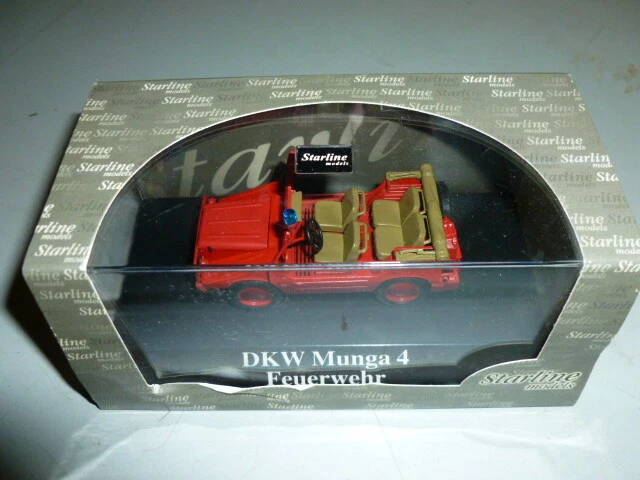 die cast 1:43 starline dkw munga 4 pompieri - Immagine 1 di 1