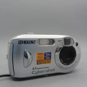 Sony Digital Camera Cybershot DSC-P43 4.1MP Silver Tested *Read* - Picture 1 of 8