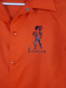 Vintage Virginia Cavaliers UVA Jacket Medium 100% Nylon  Draw String - Picture 1 of 19