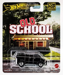 2025 Hot Wheels Pop Culture 1979 Dodge Ram Van BLACK | OLD SCHOOL | FSC - Picture 1 of 1
