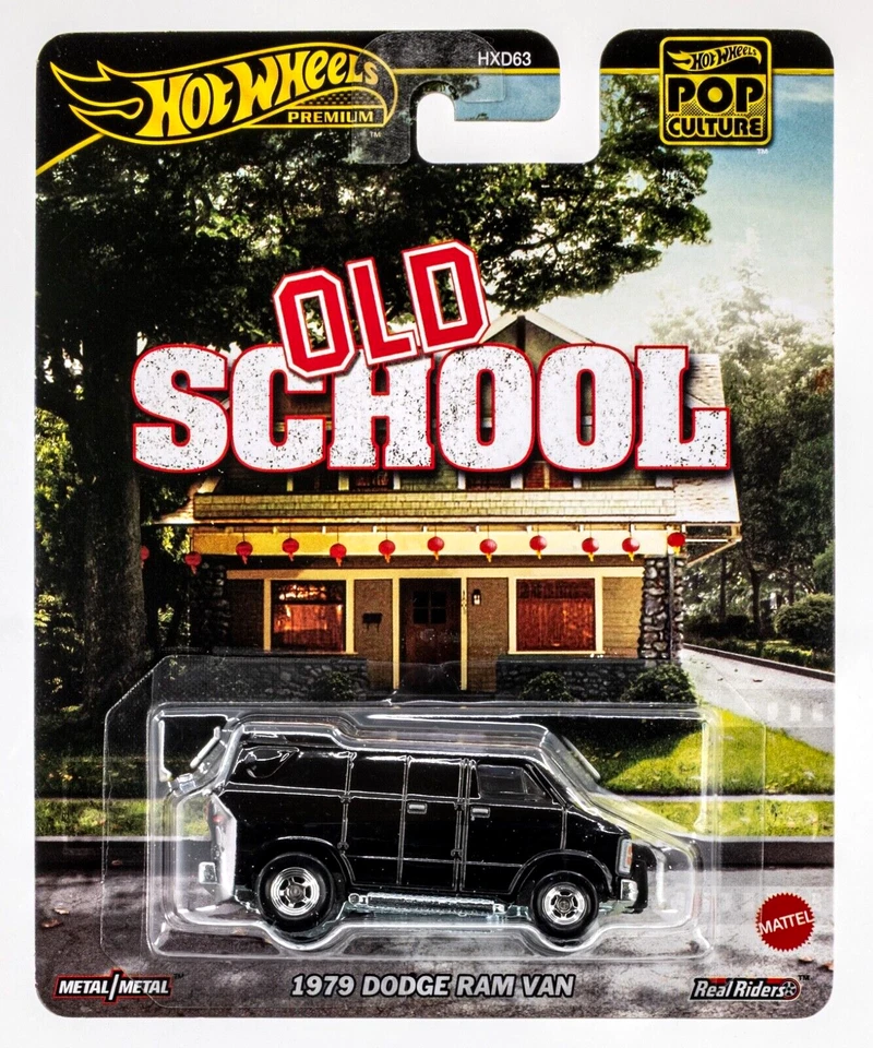 Mattel Hot Wheels Pop culture old school Dodge Ram Van Diecast Car HVJ38