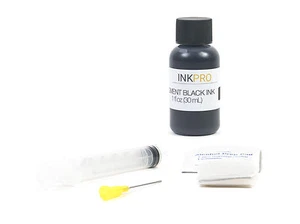 Kit de recarga de tinta negra pigmento Hyrax Trading para HP 60/61/62/63/64/65/67/XL 30 ml - Imagen 1 de 1