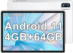 YESTEL Tablette FHD 1920 x 1200 4 Go RAM +64 Go ROM Android 11 - Imagen 1 de 5