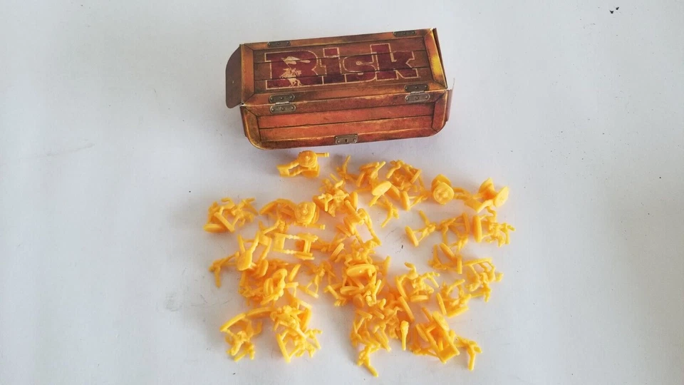 Risk Board Game Yellow Army  Only Strategic Conquest Hasbro 2015 Free Shipping - Image 1 of 1