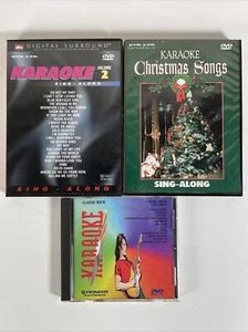 3 Karaoke Discs Karaoke Sing-Along Vol. 2, Christmas Songs & Classic Rock Vol. 6 - Picture 1 of 5