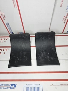 88-91 HONDA CIVIC HATCH LEFT RIGHT REAR TAIL LIGHT LID COVER PANEL BLACK PAIR 89 - Picture 1 of 7