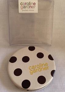Caroline Gardner Love Scattered Spot Pocket / Compact Mirror New