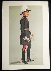 "Caballería Aldershot"" Mayor General Reginald Talbot Vanity Fair 1897 Leslie Ward - Imagen 1 de 1