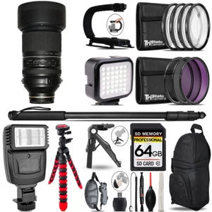 Tamron 150-500mm f/5-6.7 III VXD Lens for Sony Video Kit + Flash +Monopad -64GB - Picture 1 of 10