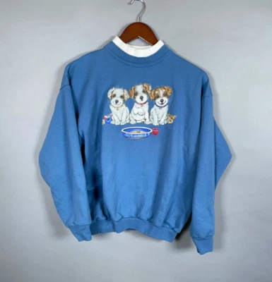 Sudadera De Colección Morning Double Puppies Got Kibble Para Mujer Pequeña Mediana Cuello Simulado Foto 1 de 4