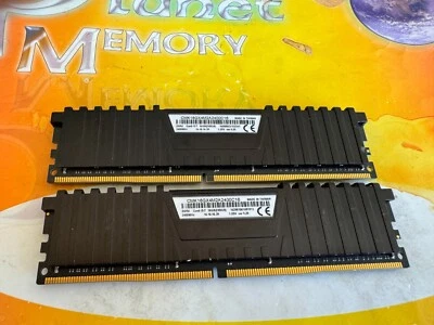 PC4-19200 16GB (2x8GB) DDR4 2400 NON ECC Desktop Memory CMK16GX4M2A2400C16 5.20 - Image 1 of 2