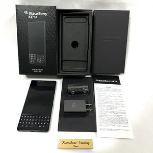 BlackBerry KEY2 BBF 100-9 Black Ram 6GB Rom 128GB Android bez karty SIM Odblokowany Używany - Zdjęcie 1 z 12