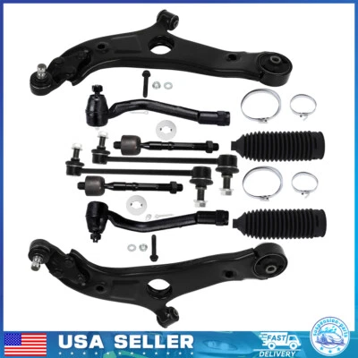 Front Lower Control Arm Ball Joint Tie Rod End Sway Bar For 2012-2015 Kia Optima - Image 1 of 4