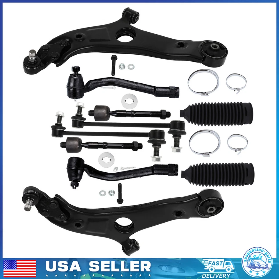 Front Lower Control Arm Ball Joint Tie Rod End Sway Bar For 2012-2015 Kia Optima - Image 1 of 4