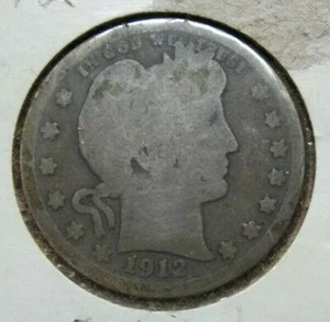 1912 P Barber Quarter (sku184) - Bild 1 von 2