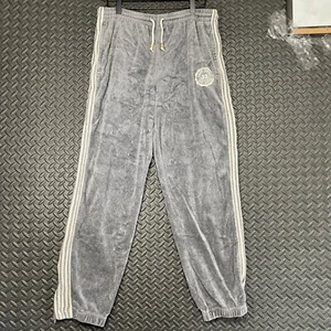 Lady Enyce grau weiß gestreifte Jogginghose mit Kordelzug Damengröße Medium - Bild 1 von 7