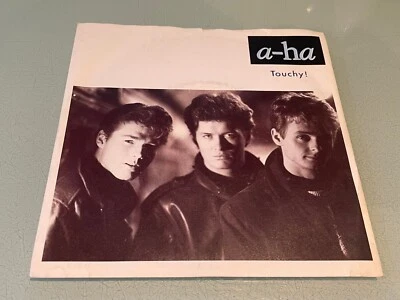 A-Ha - Touchy! - Original Vinyl Record 7" Single - 1988 WEA International  W7749 - Image 1 of 4