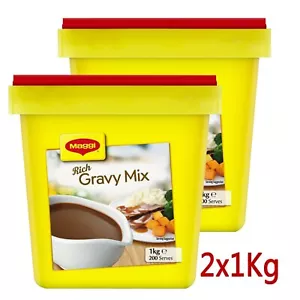 Maggi Classic Rich Gravy Mix, 2 x 1kg - Makes 20 Litres, 400 Serves - Picture 1 of 1