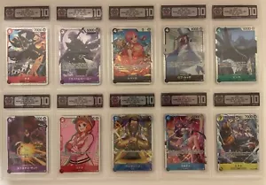 One Piece TCG OP-05 Awaken of The New Era SR Set of (10) Cards - JP GEM MINT - Picture 1 of 11