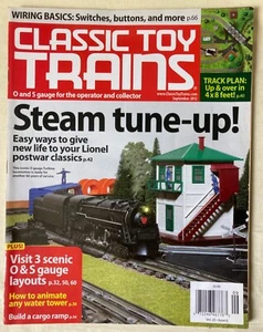 Classic Toy Trains magazine September 2012, steam engines scenic layouts & plans - Picture 1 of 2