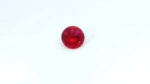 4.36ct Loose Round Cut Lab Created RUBY Gemstone 10mm - Picture 1 of 4