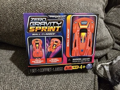 Zero Gravity Sprint Wall Climber Racer RC Car Red Rechargeable Air Hogs NEW - Image 1 of 2