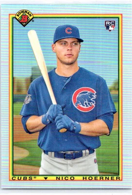 2020 Bowman #90B-NH Nico Hoerner 1990 Bowman - Image 1 of 2