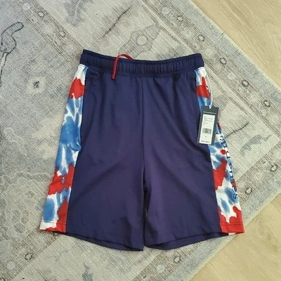 NWT Vineyard Vines Boys Performance Athletic Shorts Tide Blue SzL - Image 1 of 4