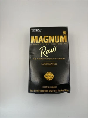 Trojan Magnum Raw Lubricated Condoms - 10 count Exp.07/2027 - Image 1 of 4