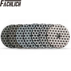 Disco de lijado de almohadillas de pulido de diamante seco de 7 piezas de 4"/100 mm para granito - Imagen 1 de 18