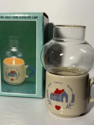 Candelabro lámpara huracán cerámica Home Sweet Home Foto 1 de 4
