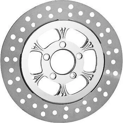 RC Components Majestic 11.8in. Floating Front Rotor - Chrome Motorcycle - Image 1 of 3
