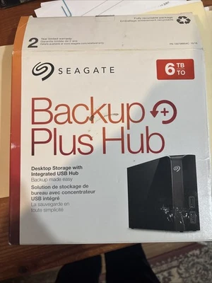 Seagate Backup Plus Hub Desktop Storage 6TB - Image 1 of 2