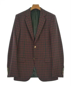GUCCI Tailored Jackets RedxGreenxNavy(Check Pattern) 48(Approx. L) 2200627565038 - Picture 1 of 6