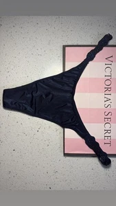 Victoria’s Secret Very Sexy High Leg Thong Shine Strap Dark Twilight Sz L NWT - Picture 1 of 4