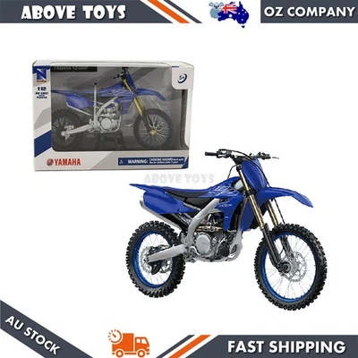 NewRay 1:12 Scale Yamaha YZ450F 2022 Blue Diecast Model Motorcycle Toy Replicas - Image 1 of 4