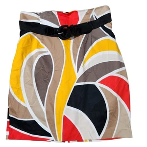 Worthington Rock mit Gürtel Gr. 18 bunt Reißverschluss hinten - Bild 1 von 9