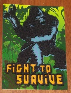 Topps KONG the 8th Wonder of the World Flocked Insert Card-4 - Picture 1 of 2