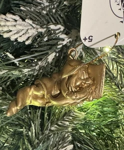 Adorno de Navidad dorado de Blancanieves y siete enanitos 2025, edición limitada - Imagen 1 de 1