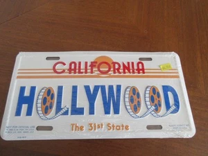 Hollywood California Blechschild Kfz Kennzeichen sign license plate - Bild 1 von 2