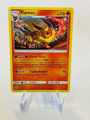 FLAREON 2019 Pokemon Cosmic Eclipse  Uncommon POKÉMON 25/236 - Image 1 of 2