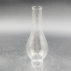 Oil Lamp Chimney Clear Glass Globe Replacement for Vintage Lamps 2" x 9-3/8" NIB - Picture 1 of 10