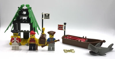 老式乐高海盗 6258 走私者棚户区(完整无手册) — 第 1/4 张图片