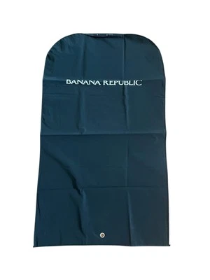 Bolsa antipolvo ligera negra embalable para ropa BANANA REPUBLIC almacenamiento con cremallera Foto 1 de 4